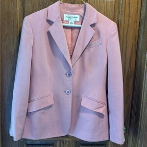 Rena Rowan Women's Blazer in Soft Pink